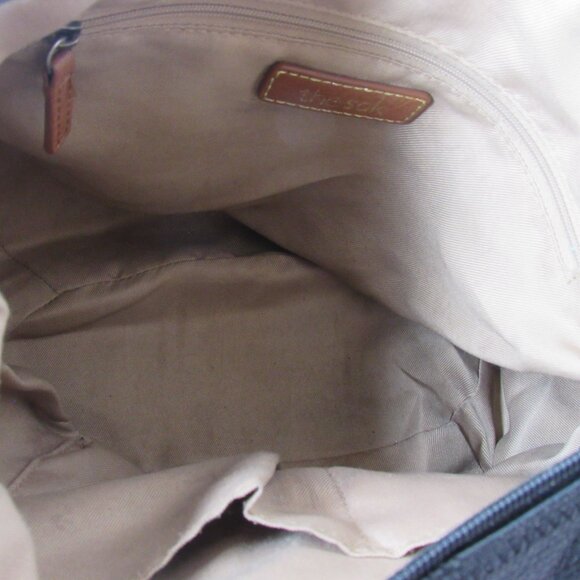 The Sak Black Pebbled Leather Hobo Style Shouder Bag Purse - Picture 7 of 9